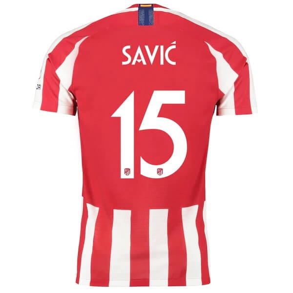 Tailandia Camiseta Atlético De Madrid NO.15 Savic 2019/20 Rojo